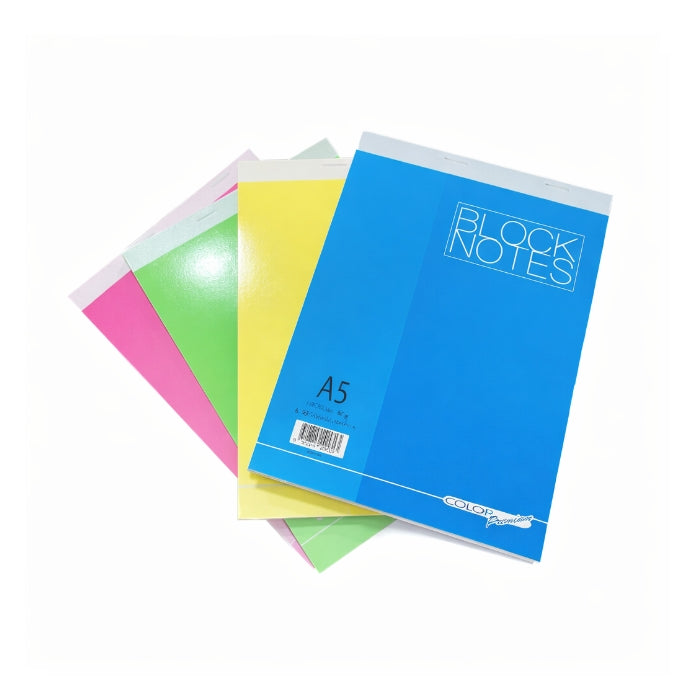 Premium Color - Block Notes - Quadrettato da 5mm - A5 | 60 Fogli