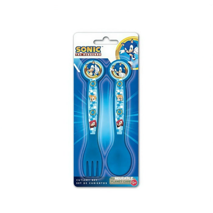 Sonic - Set Posate - Forchetta + Cucchiaio