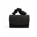 Sun&Moon - Pochette da Cerimonia - Nera con Manico Arricciato | Eleganza Minimal