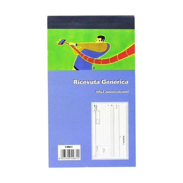 Super Maria - Ricevuta Generica - 50x2 Autoricalcanti