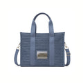 The Tote Bag - Borsa a Mano con Tracolla Regolabile | Tessuto Intrecciato