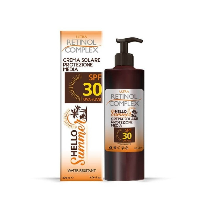 Ultra Retinol Complex - Hello Summer - Crema Solare Protezione - Media SPF30 / Alta SPF50 - UVA+UVB