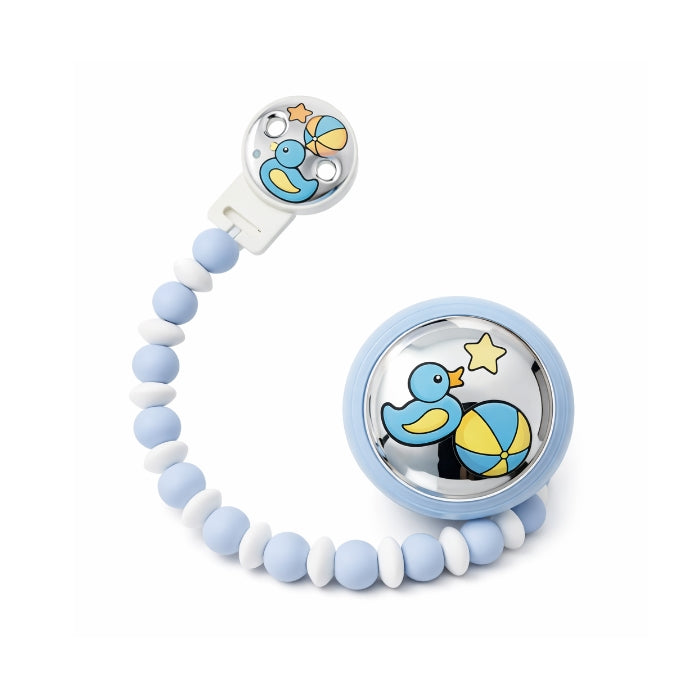 Valenti - Set Portaciuccio - Clip Baby con Paperella | Idea Regalo Neonato