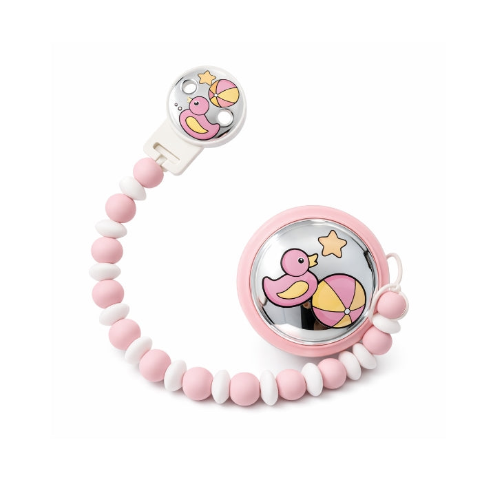 Valenti - Set Portaciuccio - Clip Baby con Paperella | Idea Regalo Neonato