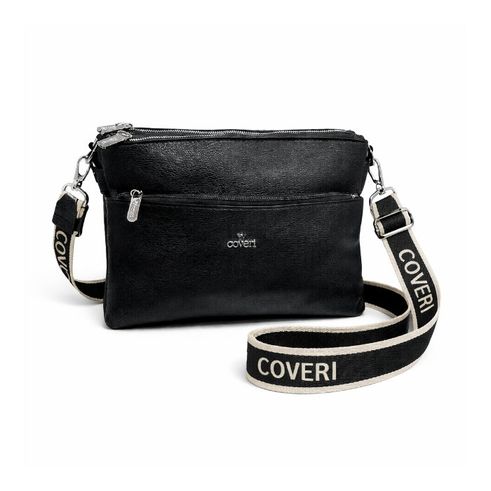 You Young Coveri - Borsa A Tracolla - Nera | Multitasche con Zip