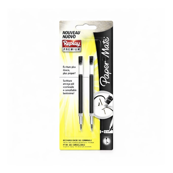 Papermate - Replay Premium - Ricariche Penna - Gel Cancellabile | M - 0.7mm